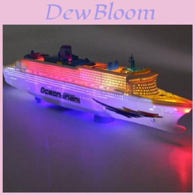 Childrens Light Music Rotating Boat Toy With Led Illumination For Interactive Play