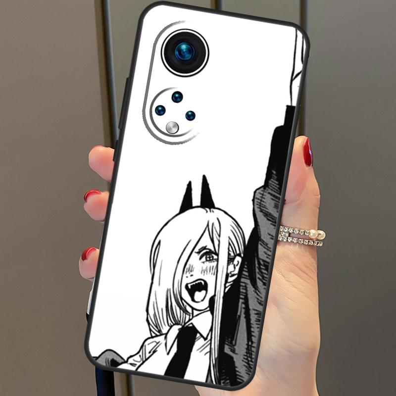 Anime Chainsaw Man For Huawei P40 Lite P20 P30 Pro Nova 9 Nova 5T P Smart 2019 Case For Honor 50 8X 9X 10i