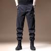 Men's Autumn Winter Fleece-Lined Jogger Harem Pants