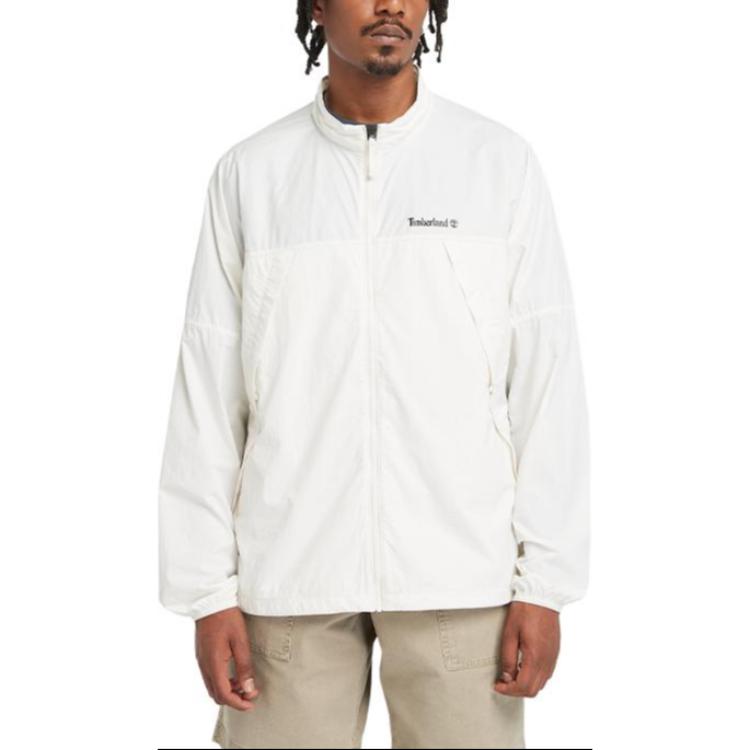 Timberland UV Protection Water-Resistant Jacket Men Jacket Vintage-White A41R5-CM9