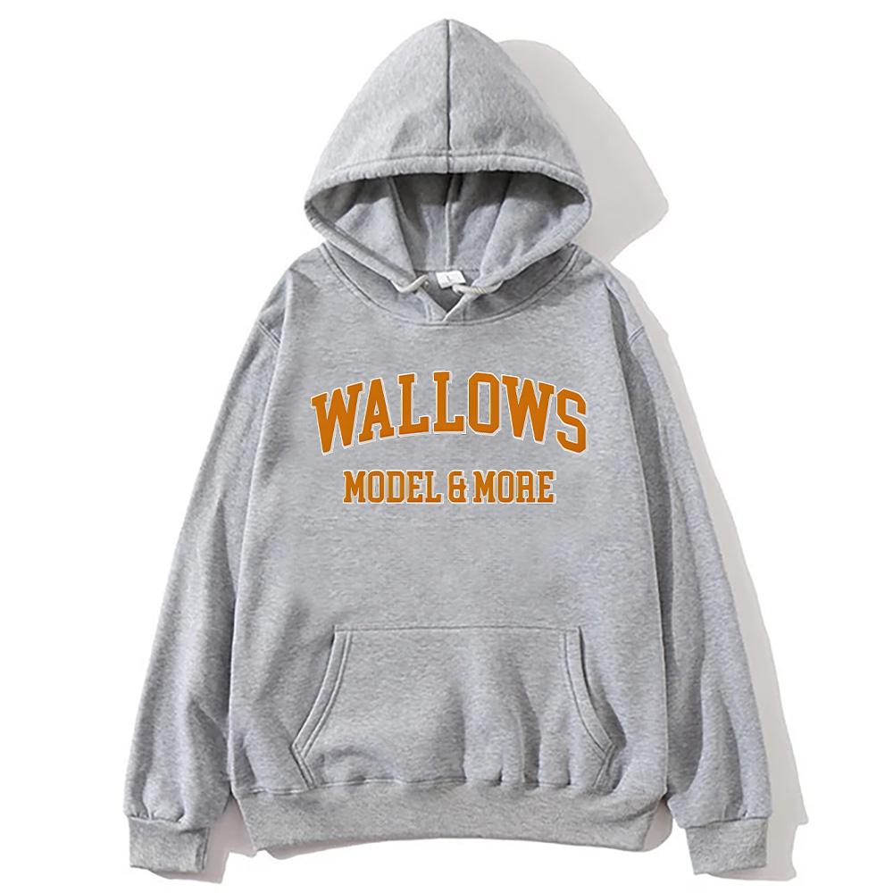 Wallows Model and More Hoodies Music Album Sweatshirts Unisex Long Sleeve Pullover High Street Women Men Loose Clothing