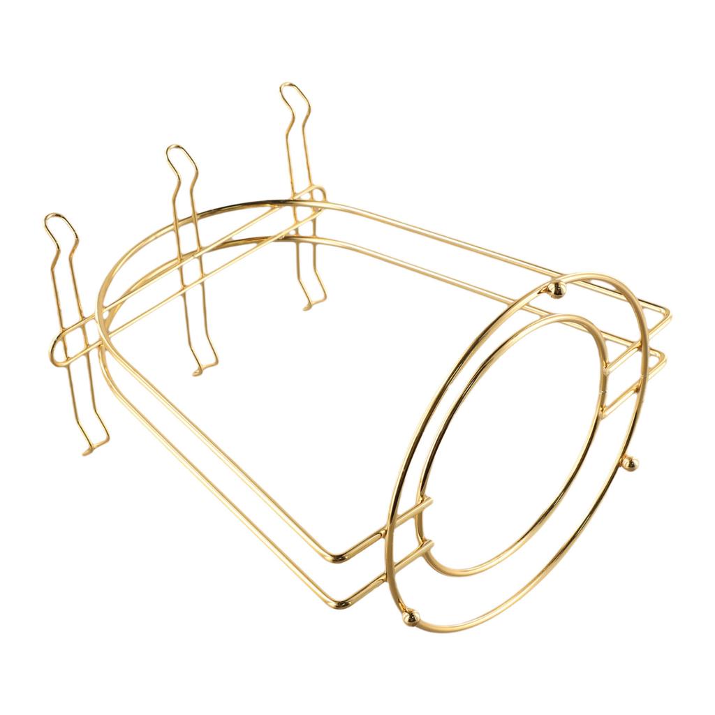 Cup Holder Saucer Display Rack Stainless Steel Mug Hanger Saucer Display Rack Stainless Steel Tea Cup Water Drainer