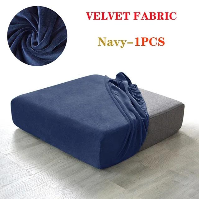 Samtstoff Elastische Sofapads Bezüge Passende Sofakissen Passende Bezüge Sofa Sitzpolster Schutzhülle Den Platzsparend Back cover