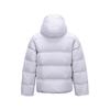 Skechers Windproof Waterproof Oil-Resistant Teflon Three-Proof Warm Duck Down Hooded Jacket Unisex Outerwear Misty-Purple L324U154-04PG