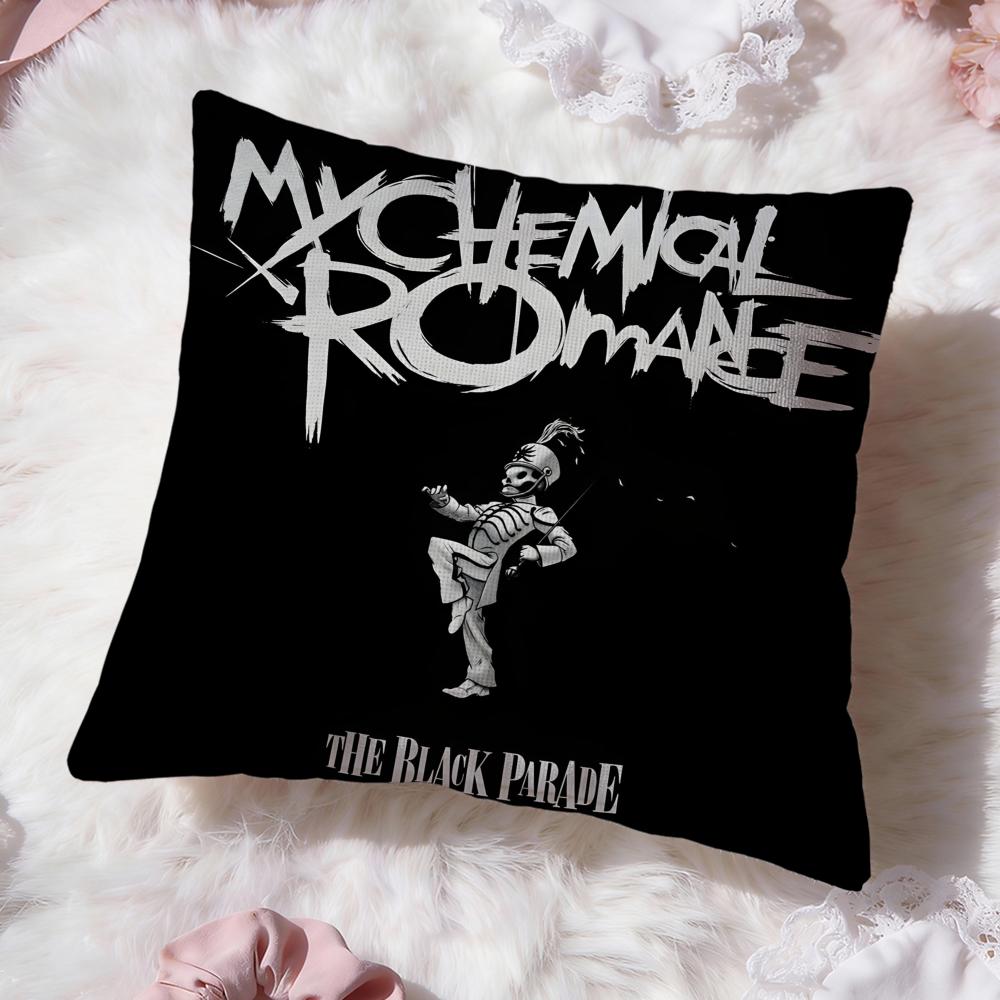 My C-Chemical Romance Cushion Cover Premium Comfort Reversible Pillow Cove -Two in One Design for Any Room & Car Interior