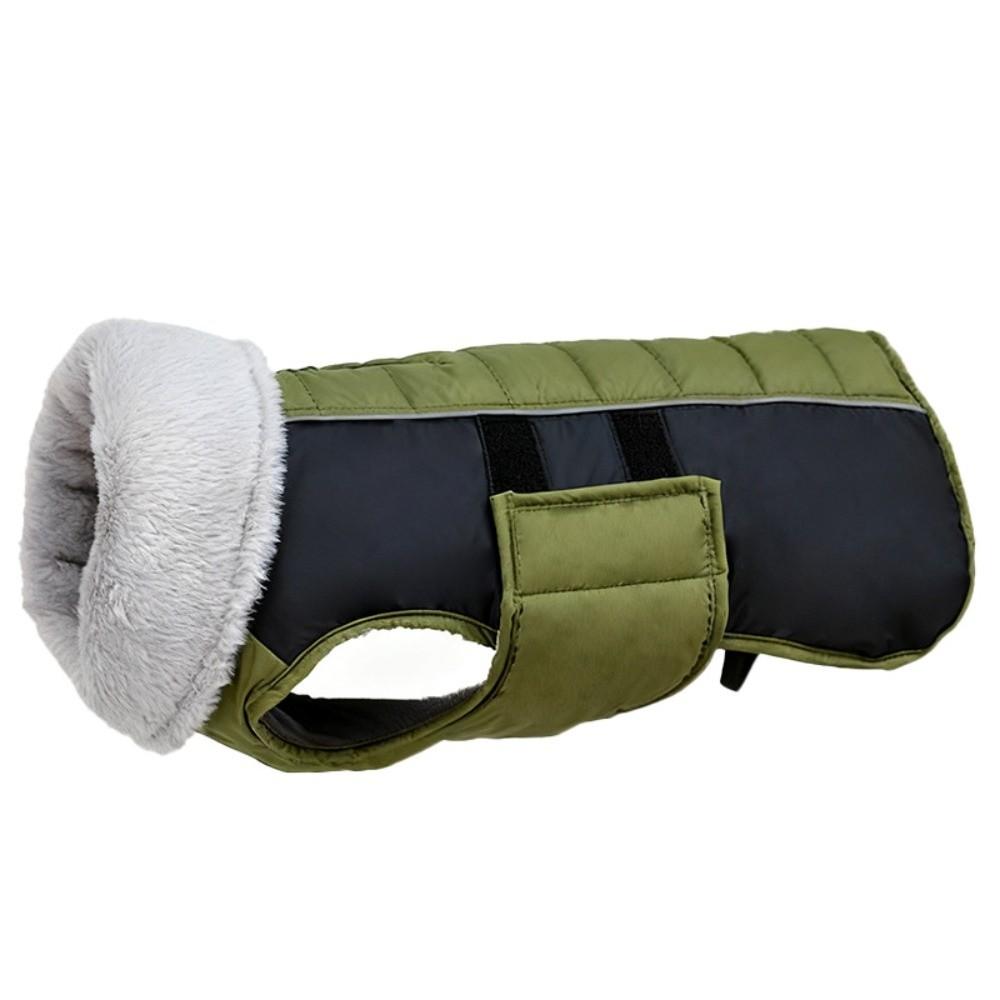 Thickened Dog Vest Jacket Windproof Dog Ski Suit Practical Dog Cotton Coat  Cold Weather