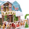 Christmas DIY Puzzle Children 3D Building Model Dollhouse for Teens Adults