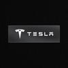 Tesla Silver Metallic Finish Stickers T Logo Emblem Decals for Tesla Model 3/Y/S/X Interior Exterior Decor Traceless Adhesive