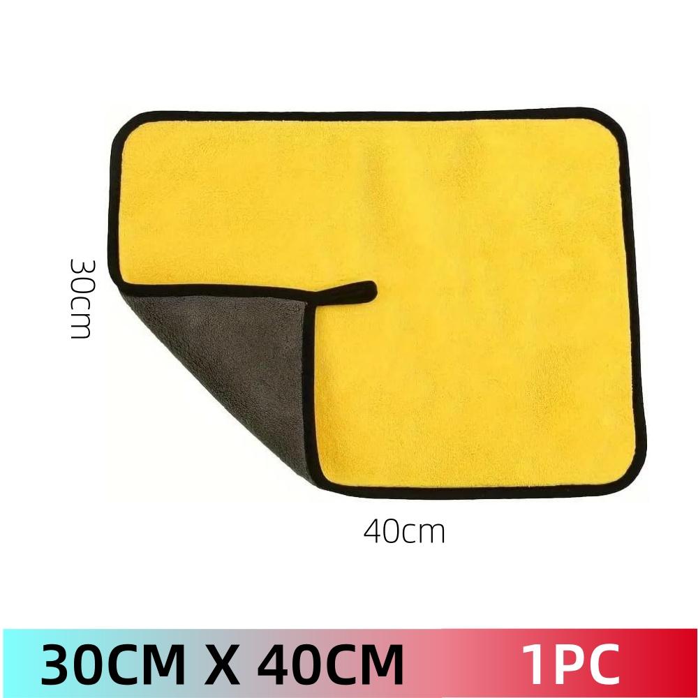 Serviette en microfibre super absorbante pour lavage de voiture, camion, voiture, nettoyage et séchage, très grande taille, entretien et détails de la voiture