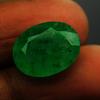 Natural Green Emerald Loose Gemstone Oval Cut 7 Ct Colombian for Jewelry Making and Gem Collections