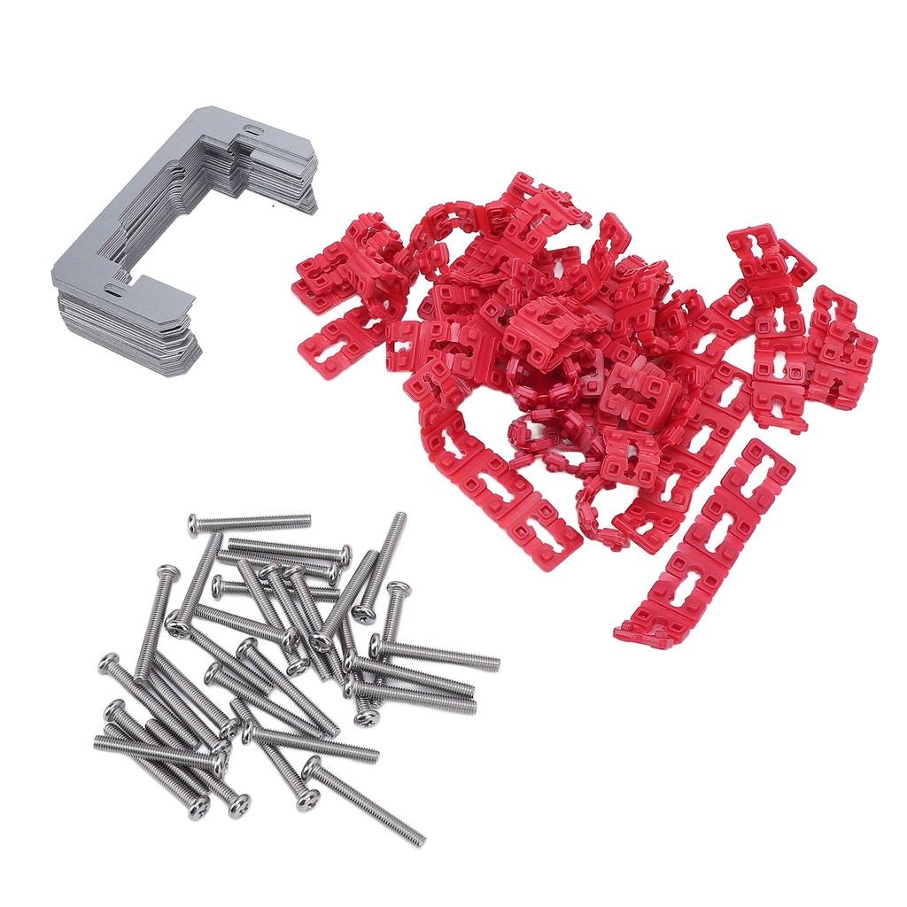 24PCS Metal Wall Plate Spacers 96PCS Electric Receptacle Box Outlet Spacers Set with Stainless Steel