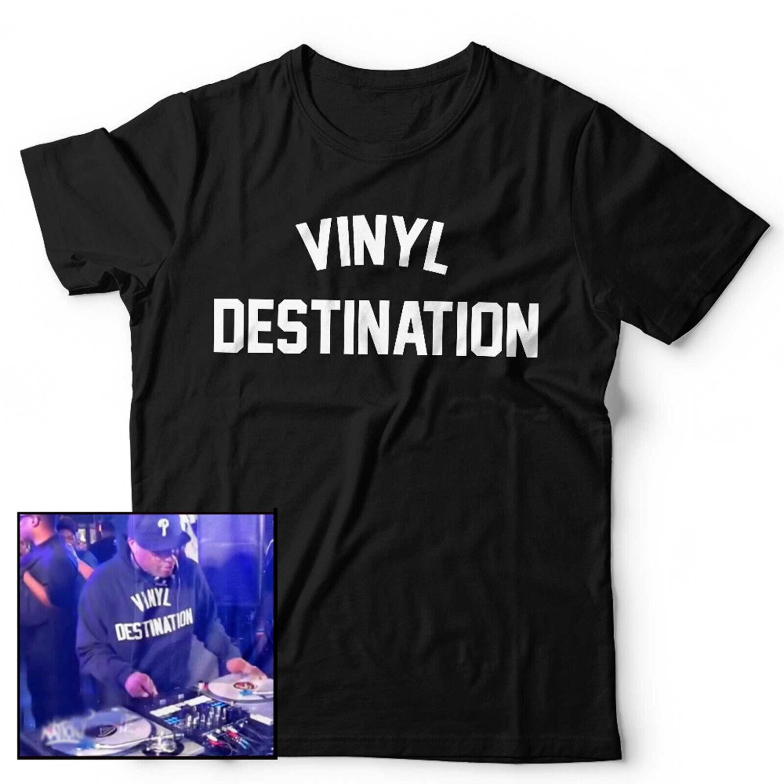 Vinyl Destination Tshirt Unisex and Music Hip Hop Rap Old Skool DJ Jazzy XL