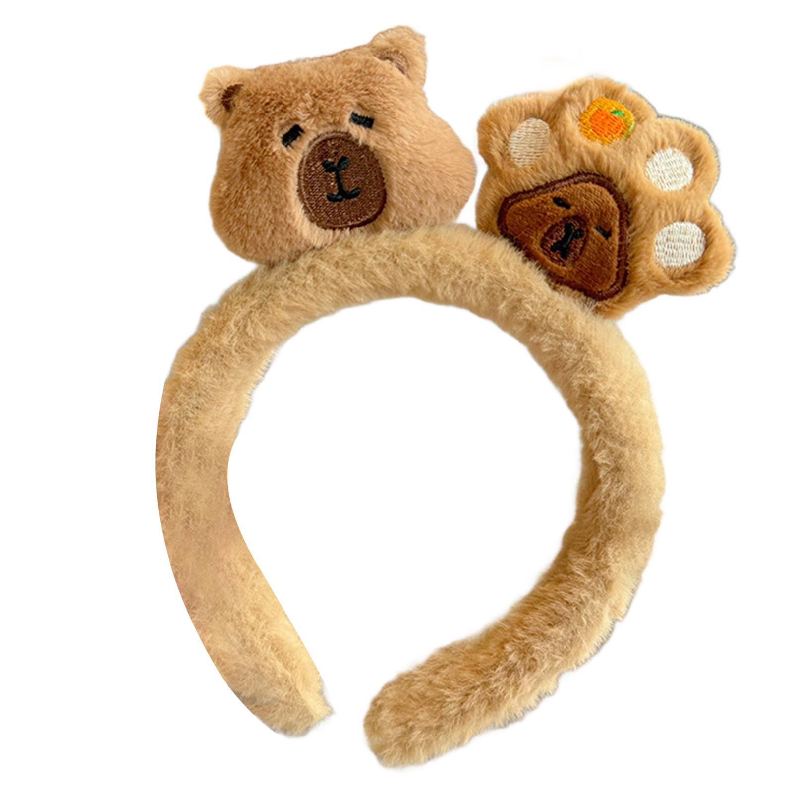 

Capybara Headbands Cosplay Doll Headwear Hairbands Hair Claw Makeup Washing Face Hairbands Birthday Party A
