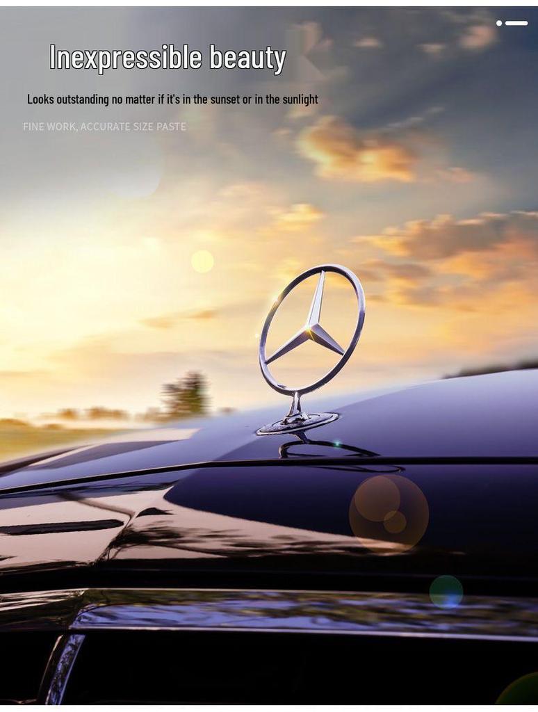 Emblema de Coche para Capó y Cola de Mercedes-Benz Clase S y GLS450 Maybach