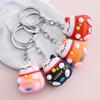 Ornaments Phone Accessory Good Luck Car Keyring Lucky Cat Keychain Cartoon Key Ring Bag Pendant
