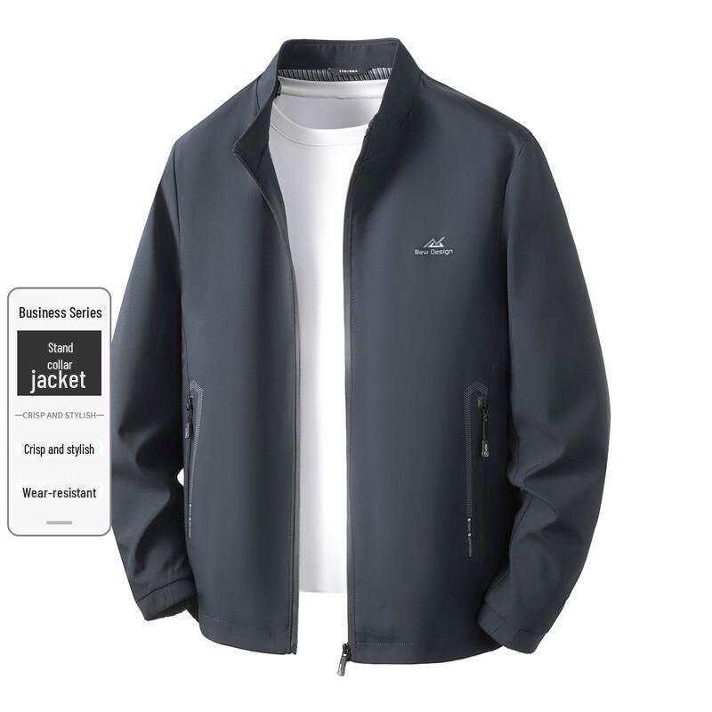 

Snowflying Men s Autumn Stand-Collar Casual Jacket 4XL