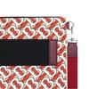 Burberry TB Logo Zip Closure Leather Clutch Unisex clutch Orange 8010766