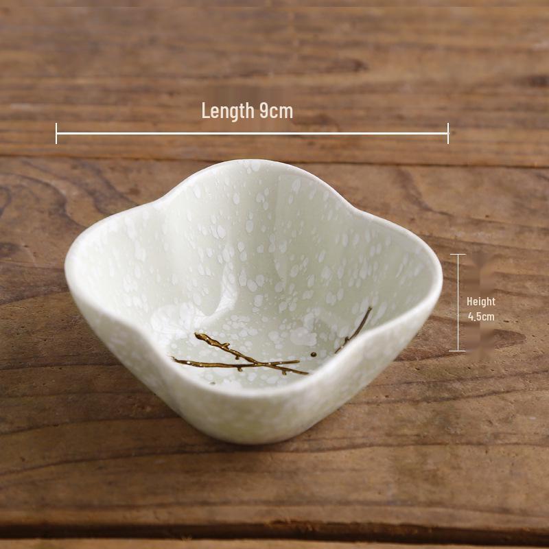 Japanese Style Dipping Sauce & Snack Dish Plate for Home, Restaurant, or Hotel Use