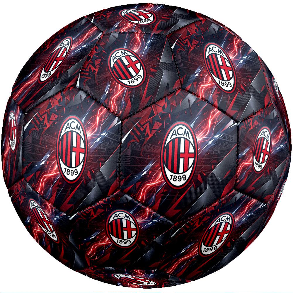 AC Milan Theme Soccer Ball Size 5 Soccer Ball Soft Touch Professional Training Football for Outdoor Sports