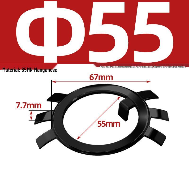 65MN Manganese 304 Stainless Steel Six-Claw Anti-Loosening Lock Nut Washer