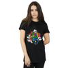 Disney Womens/Ladies Mickey Mouse Vintage Arrows Cotton Boyfriend T-Shirt
