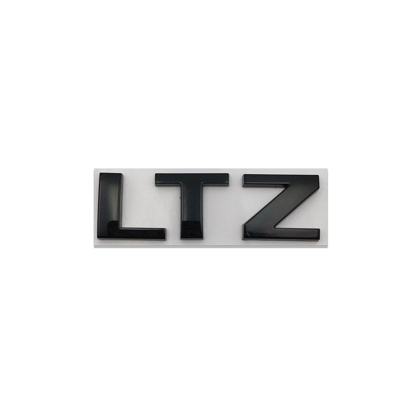 3D ABS (Plastic) Car Styling Car Side Fender Tail Trunk Decal Sticker Badge For Chevrolet SILVERADO LTZ LT Letters Logo Sticker