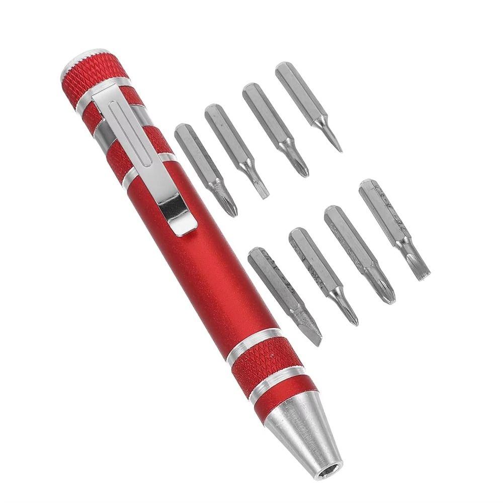 Magnetic Bits Multitool Aluminum Zinc Zinc Alloy Precision Screwdriver Pen Magnetic Screwdriver Phone Repair