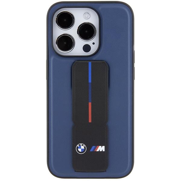 Bmw Bmhcp15Lgspbiv Iphone 15 Pro 6.1 Granatowy/Navy Hardcase M Grip Stand Bicolor