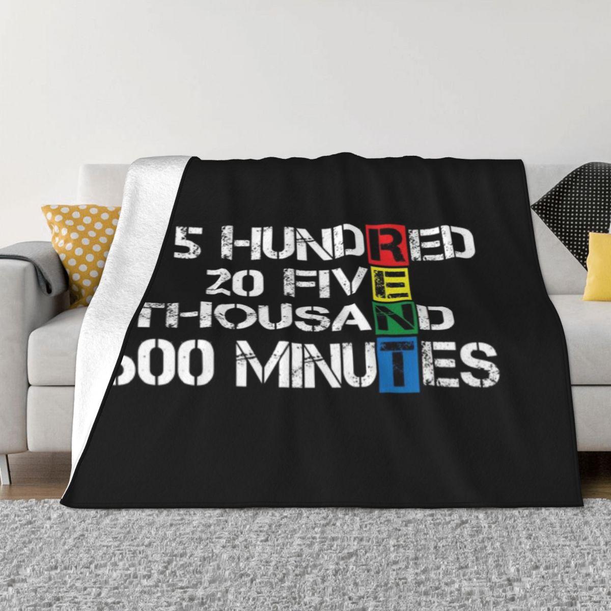 Seasons Of Love RENT Personalized Home Decor An Ultra-Soft Micro Fleece Blanket 50x60in