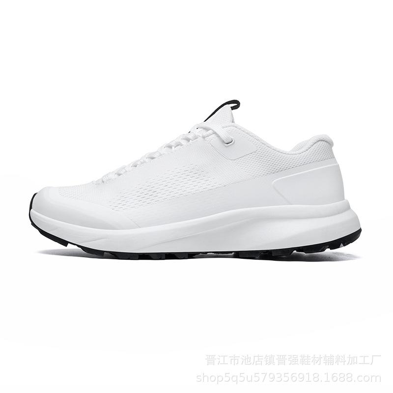 

Original single men s shoes summer men s outdoor fly-woven sports shoes high luxury thick sole heightening casual shoes 44 белый