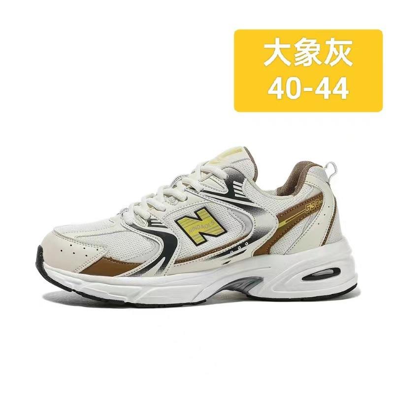 Classic Dad Shoes Casual Versatile Soft-soled N-shaped Shoes Four-season Couples, Breathable Mesh Running Shoes Popular Dad Shoes