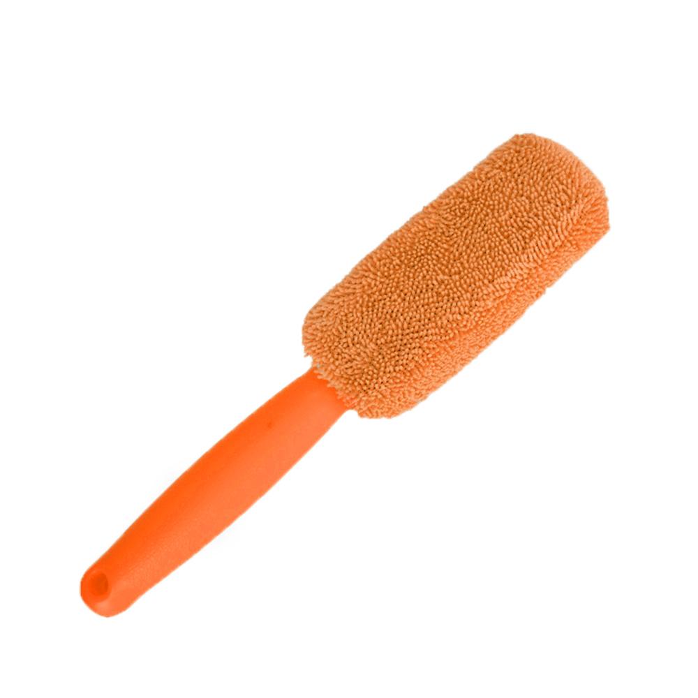 Car Wash Microfiber Wheel Tire Rim Brush Portable Car Wheel Wash Cleaning for Car with Plastic Handle Auto Washing Cleaner Tools