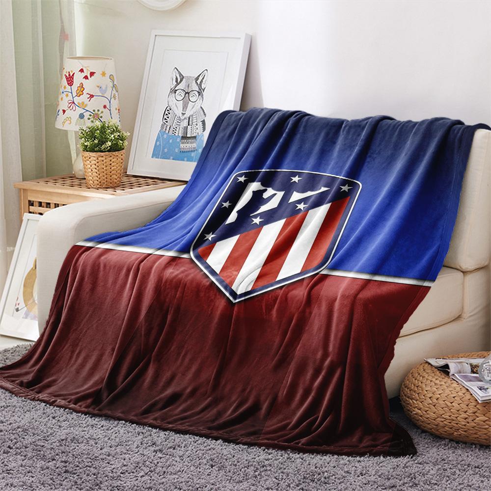 Club Atletico de Madrid2 Flannel Blanket, High quality Comfortable for All Seasons, Home Decor, Warmth and Comfort