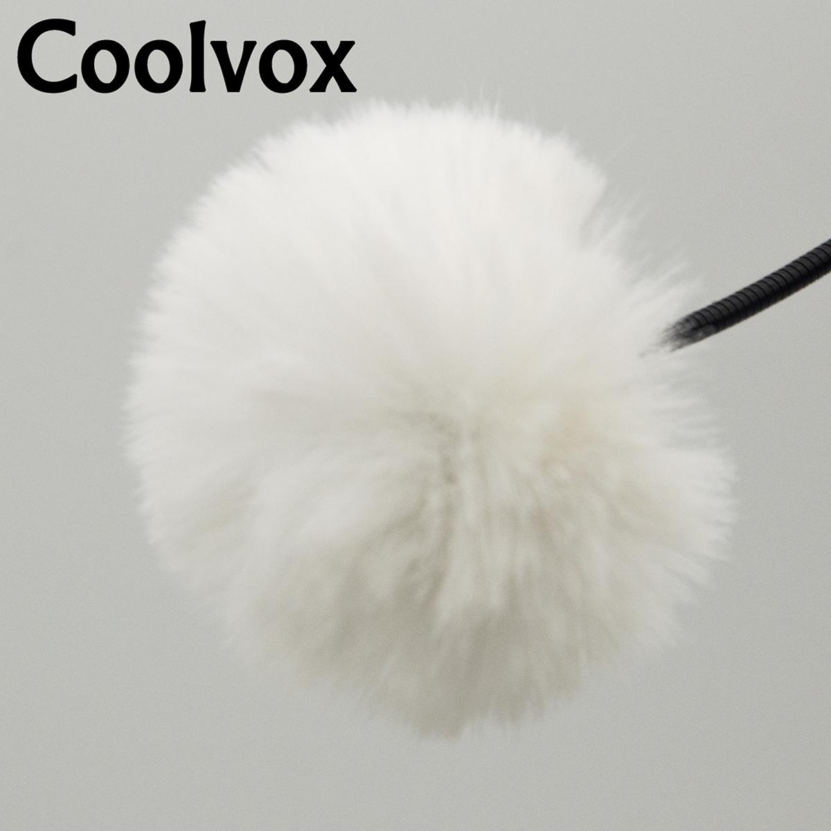 Нагрудный микрофон, пушистый ветрозащитный меховой ветрозащитный наушник, мягкий, удобный для петличных микрофонов SONY RODE BOYA, подходит для петличных микрофонов диаметром 1 см белый