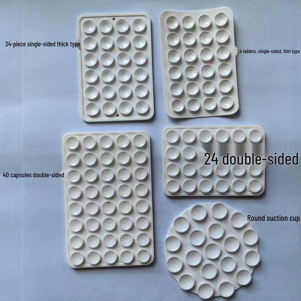 Double-Sided Silicone Mobile Phone Suction Cups - Available In 19, 24, 40, 48, 80 Pcs.