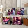 Romance Tv Series Maxton Hall Pillow Case Office Cushions Suitable For Sofa Car Bedroom Decorative Cushion Cover