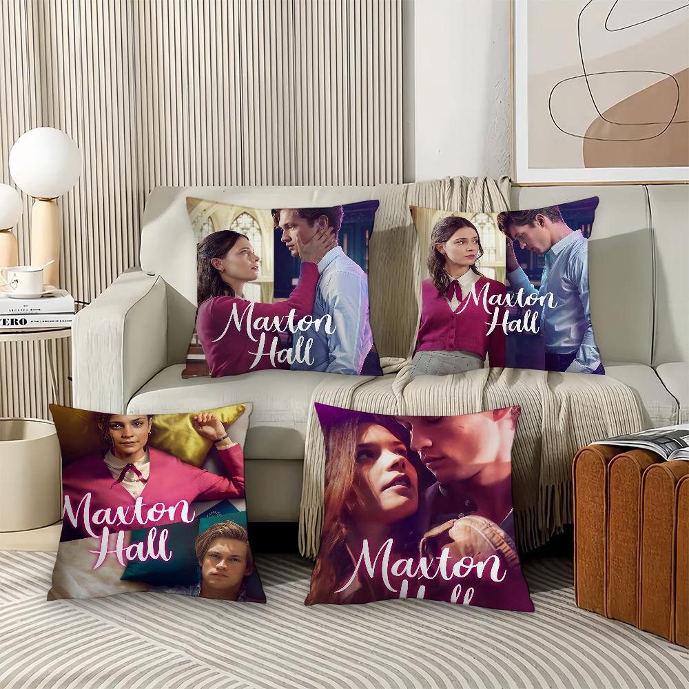Romance Tv Series Maxton Hall Pillow Case Office Cushions Suitable For Sofa Car Bedroom Decorative Cushion Cover