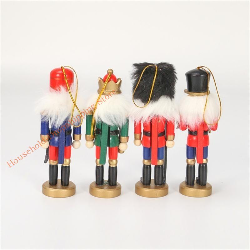 85AD Nutcrackers Soldier Dolls Set of 4 for Adding Charm to Christmas