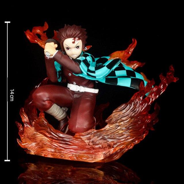 14cm Anime Demon Slayer Figure 1 /8 Kamado Tanjirou Pvc Action Figure Collectible Model Toys Kid Gift