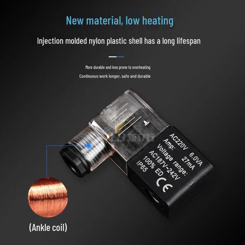 Xinlixing 4V210-08 Pneumatic Solenoid Valve Coil