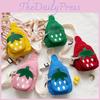 Children Adorable Strawberry Canvas Mini Purse Zipper Storage Activities Travel