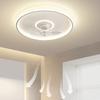 Round Ceiling Fan Lights For Living kitchen Bedroom Dining Room home decor Indoor Lighting Remote Control Dimmable Lamp Lustres