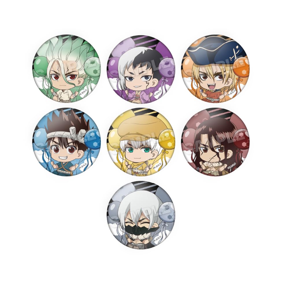 

Dr. STONE Trading Barunko Can Badge Box of 7