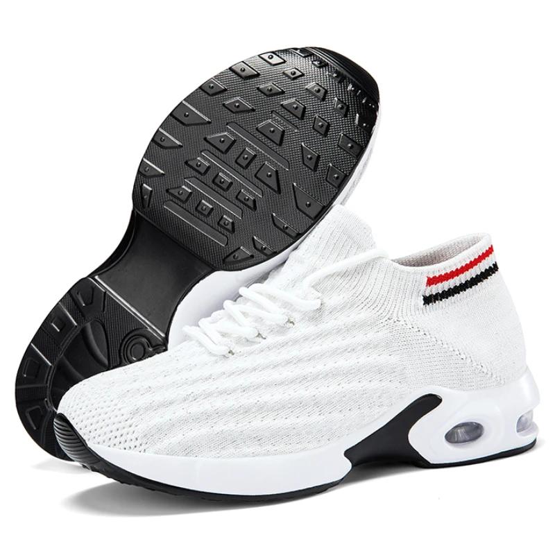 

Women s Sports Shoes, Mesh Classic Platform Thick Soled Casual Shoes Dance Training One Foot High Women s Black Sports Shoes 36