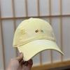 Spring And Summer Color Letter Embroidery Baseball Cap Female Face Small Cap Male Tide High Quality
