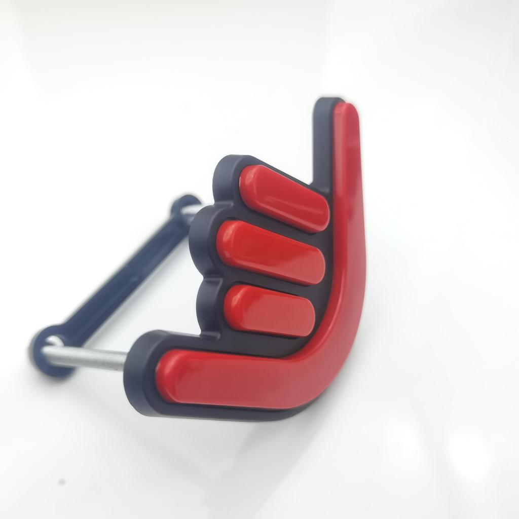 1Set ABS Gesture Shape Car Front Grille Decorative Emblem Badge for Auto Grille Accessories