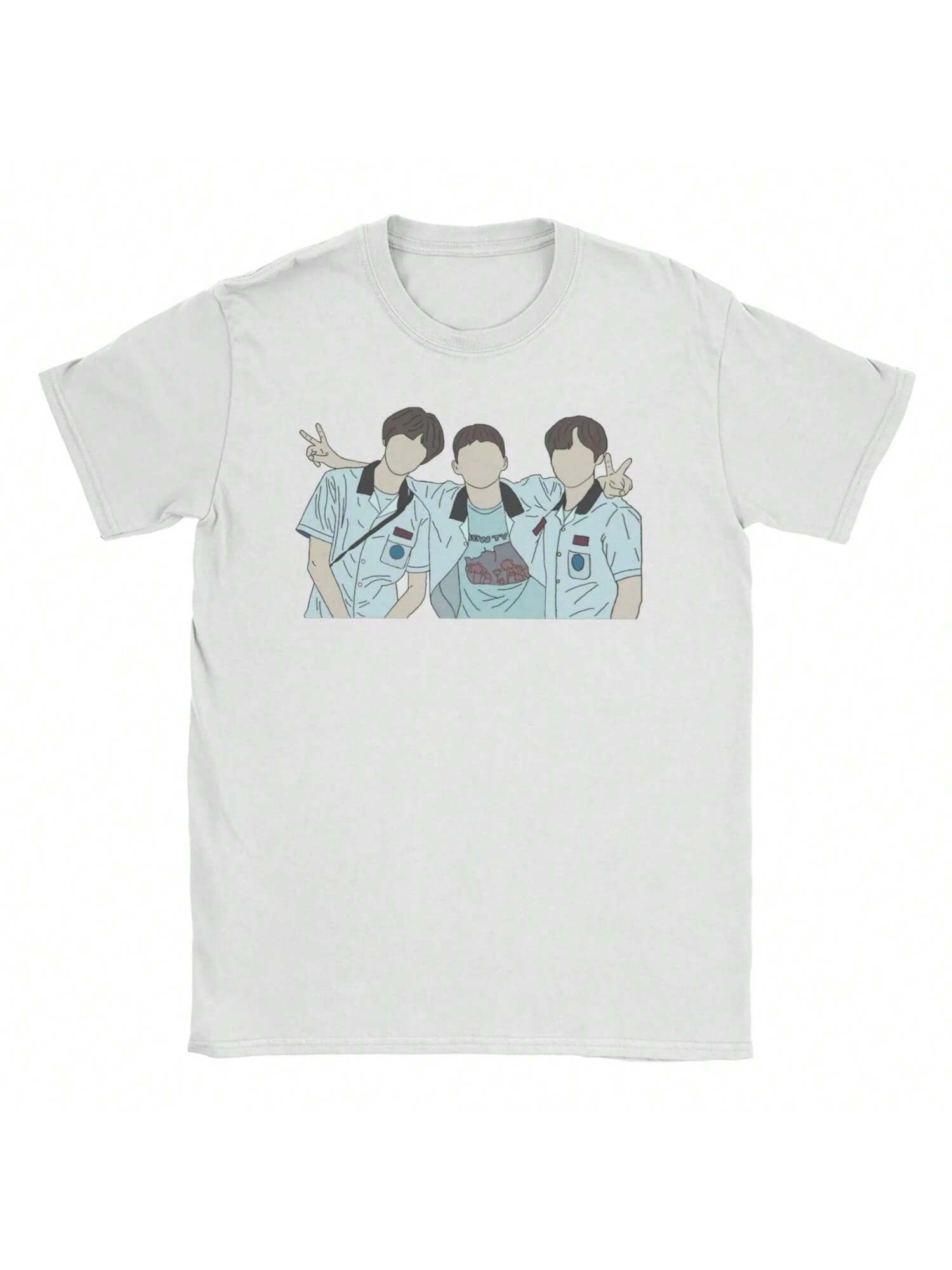 

Забавная футболка к телефильму «Слабый герой» для мужчин и женщин, с круглым вырезом, из чистого хлопка, с коротким рукавом, графическая одежда XXXXXL