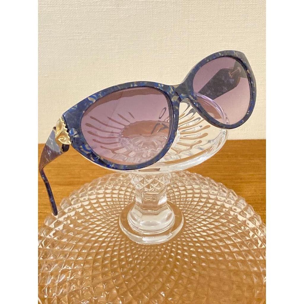Used [Rare] FENDI Sunglasses Lapis lazuli style ribbon