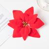 Cheap Velvet Poinsettia Floral Large Plants Christmas Tree Decor for Crafting Rose Outdoor Indoor Flower Wall Home Wedding Decor