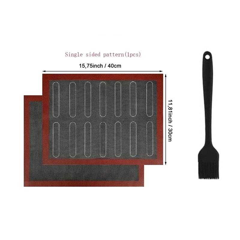 Silicone Hollow Baking Mat Non-Stick Oven Mesh Mat Reusable Suitable For Non-Stick Oven Liners Such As Cookies, Macarons